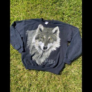 Alaska Wolf Crewneck